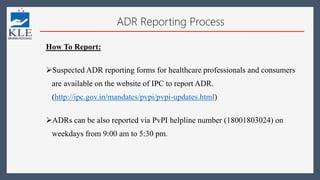 Reporting of pharmacovigilance and role of pharmacist | PPTX ...