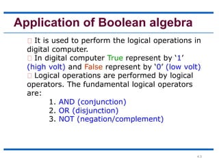 5.boolean algebra | PPT