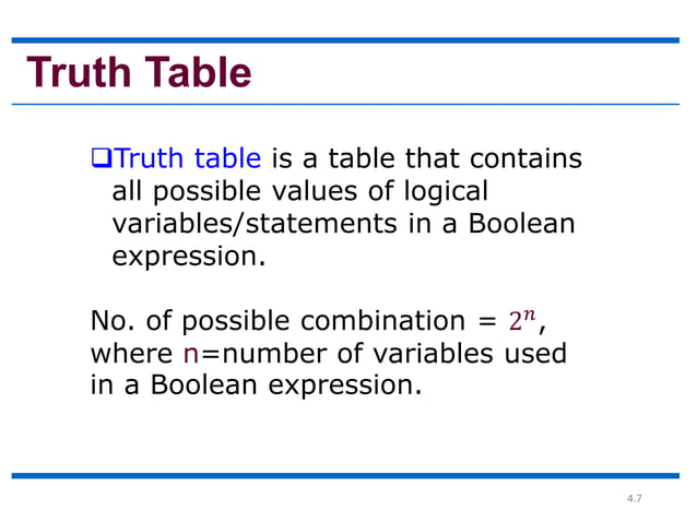5.boolean algebra | PPT