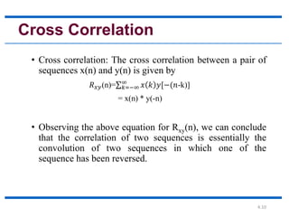 5. convolution and correlation of discrete time signals | PPTX ...