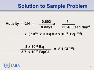 5. radioactive decay nuclear medicine | PPTX