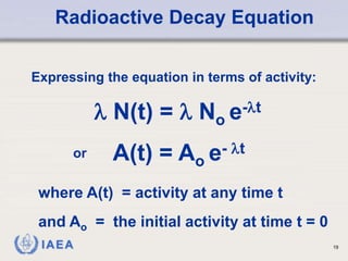 5. radioactive decay nuclear medicine | PPTX