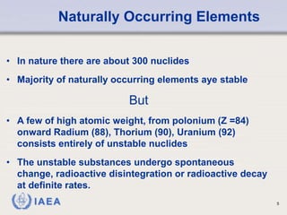 Uranium Radium 5. radioactive decay nuclear medicine | PPTX