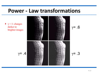 5. gray level transformation | PPTX