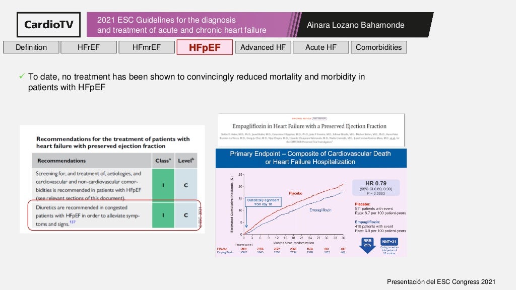 ESC Guidelines for Heart Failure