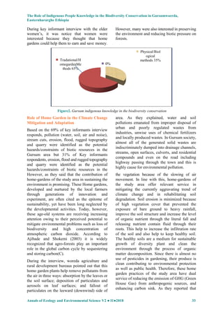 The Role of Indigenous People Knowledge in the Biodiversity ...