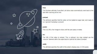 HTML 5: Audio And Video