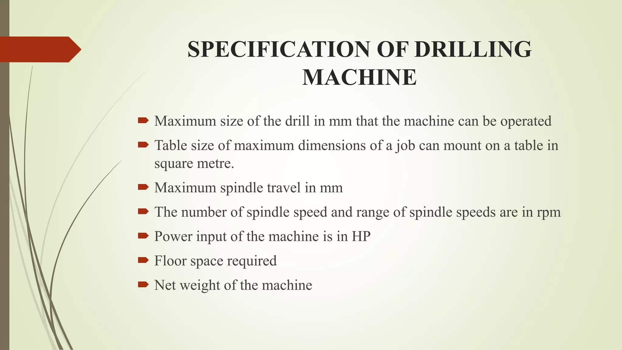 Drilling, reaming, boring, tapping PPT