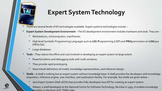 Expert systems | PPTX