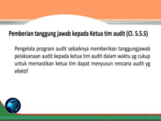 Teknis dan Metode Audit _"AUDIT SISTEM MANAJEMEN" Training