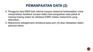 5. materi pak dodi (emis pusat) regulasi sistem pendataan rakor emis ...