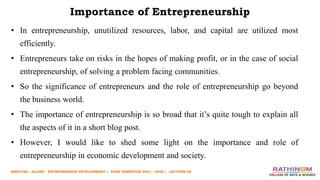 5. unit 1 - role of entrepreneurship | PPTX