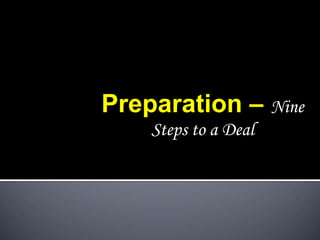 Nego Fundamental_ Negotiation Planning & Preparation_Final.ppt
