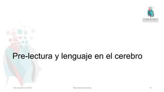 Pre-lectura y lenguaje en el cerebro
1 de octubre de 2022 Tokuhama-Espinosa 14
 