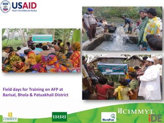 Boosting Crop Intensification in southern Bangladesh: how surface water irrigation can put into scale?