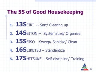 5. Housekeeping.ppt