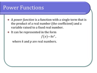 5.2 Power Functions and Polynomial Functions | PPT