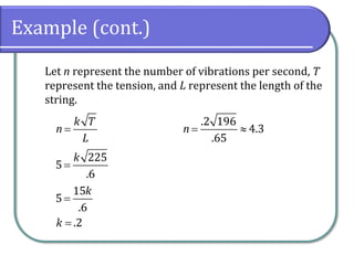 Modeling Using Variation Example 5.8 Modeling Using Variation | PDF