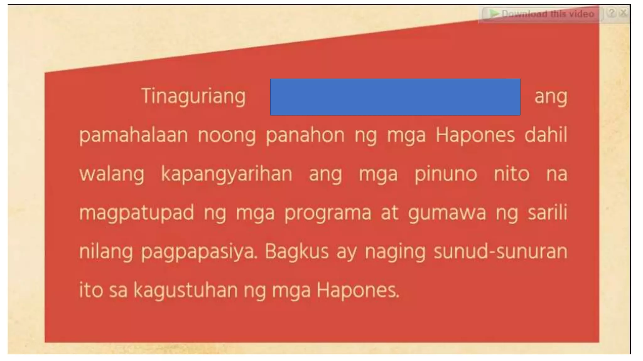 5.2 MGA PATAKARAN AT RESULTA NG PANANAKOP NG MGA HAPON.pptx
