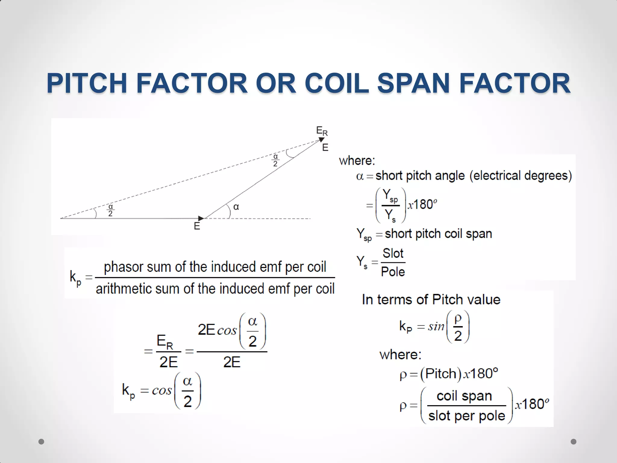 5.-Pitch-Factor-Distribution-Factor.pdf | Physics | Science