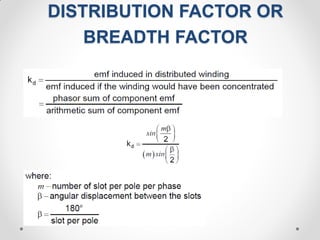 5.-Pitch-Factor-Distribution-Factor.pdf | Physics | Science