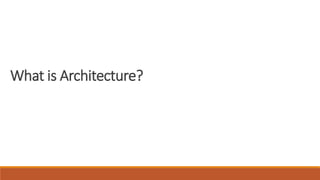 5.0 - RESPONSE IS ARCHITECTURE.pptx