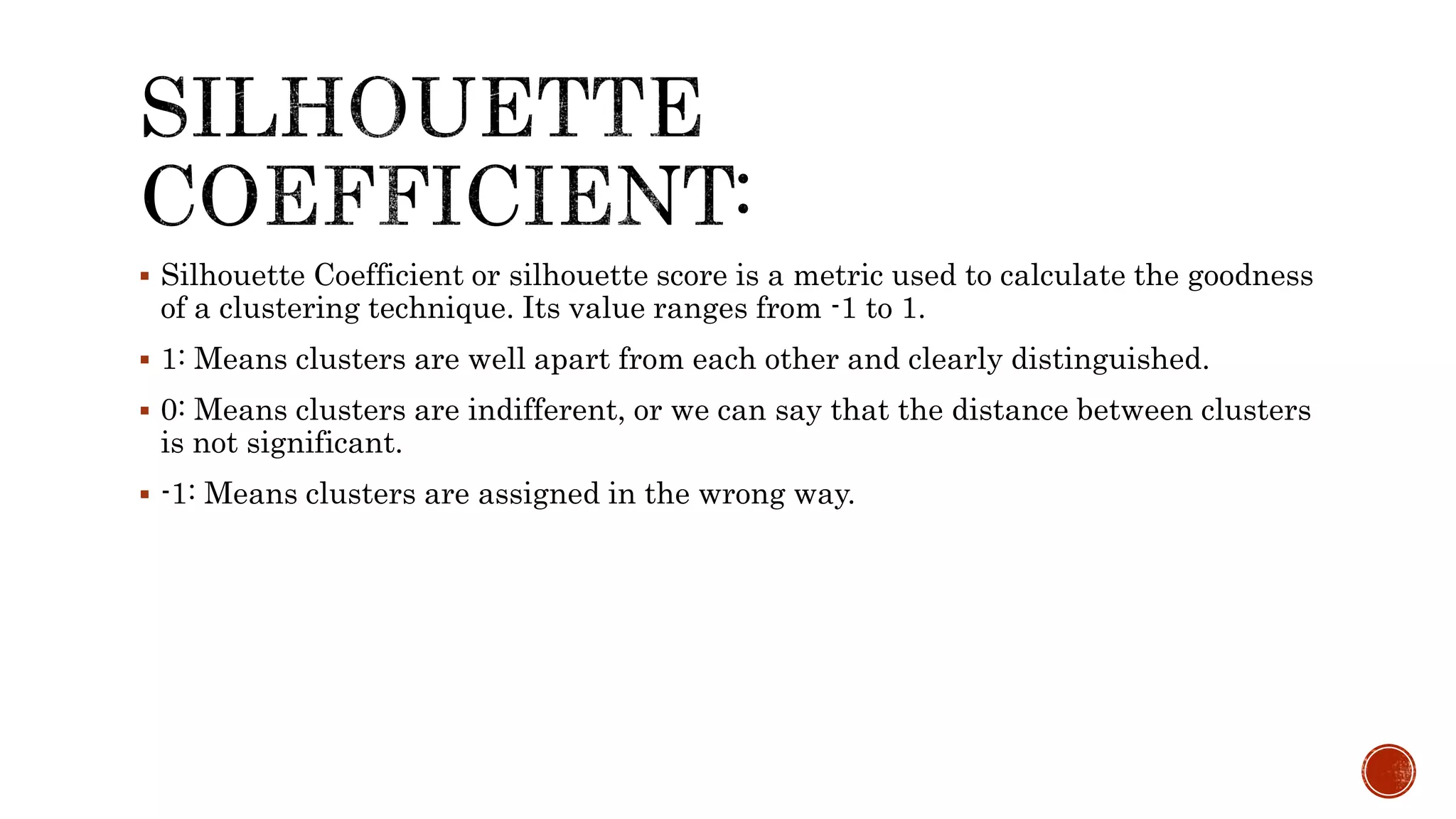 CLUSTER SILHOUETTES.pptx