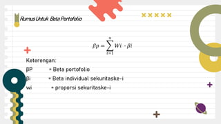 RumusUntuk BetaPortofolio
 