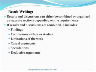Result Writing Style 5. Result writing.ppt