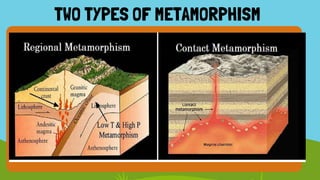 TWO TYPES OF METAMORPHISM
 