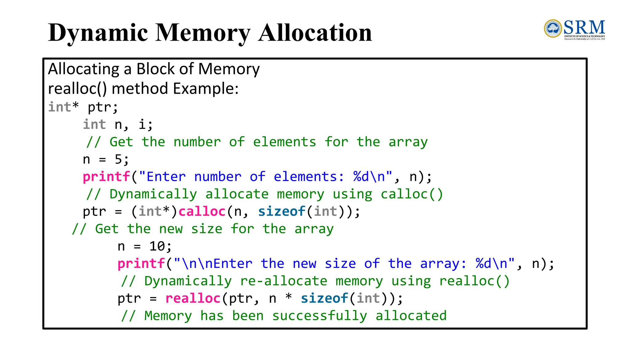 Data Structure - Dynamic Memory Allocation | PDF | Programming ...
