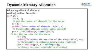 Data Structure - Dynamic Memory Allocation | PDF
