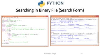 5.1 Binary File Handling.pdf | Programming Languages | Computing