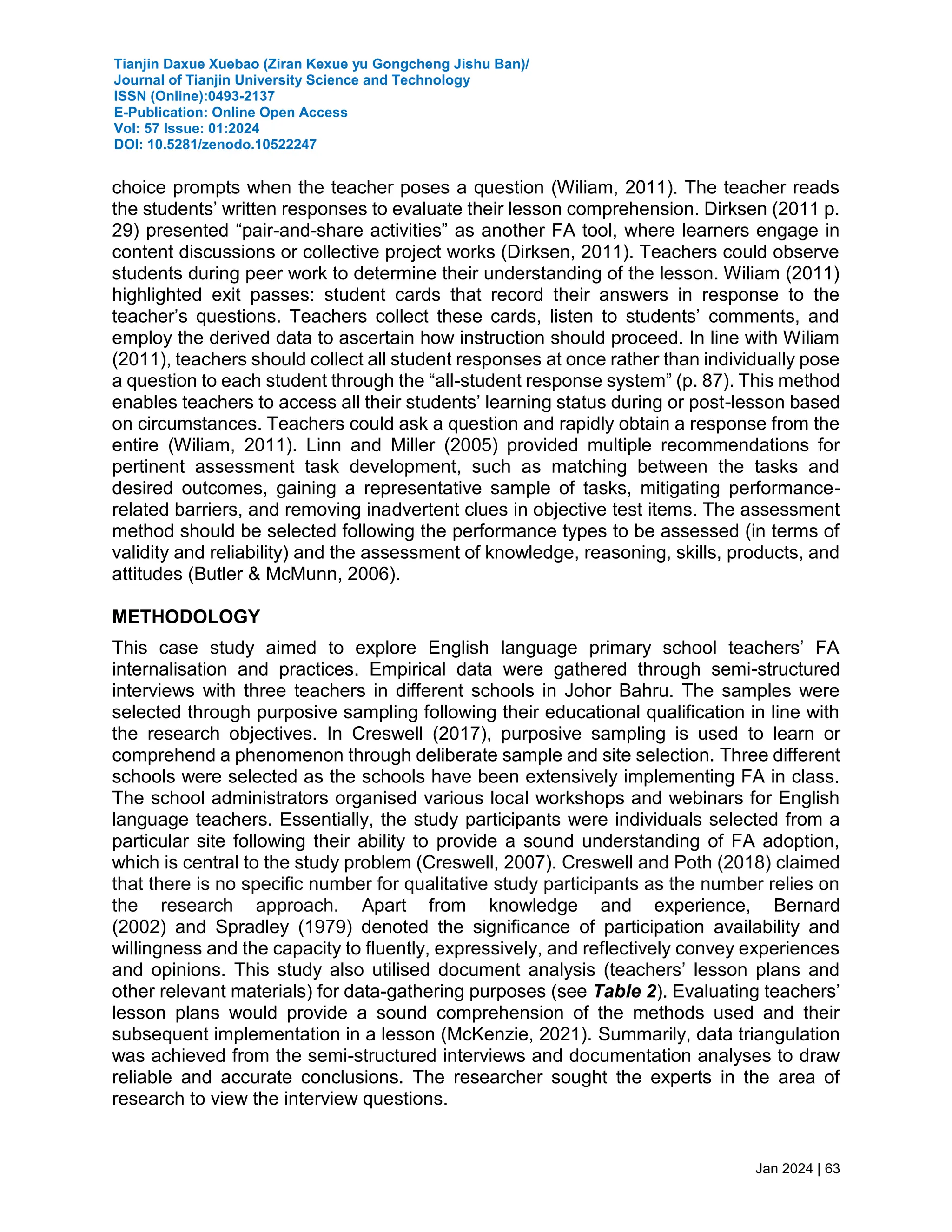 FORMATIVE ASSESSMENT PRACTICES IN THE MALAYSIAN ENGLISH LANGUAGE ...