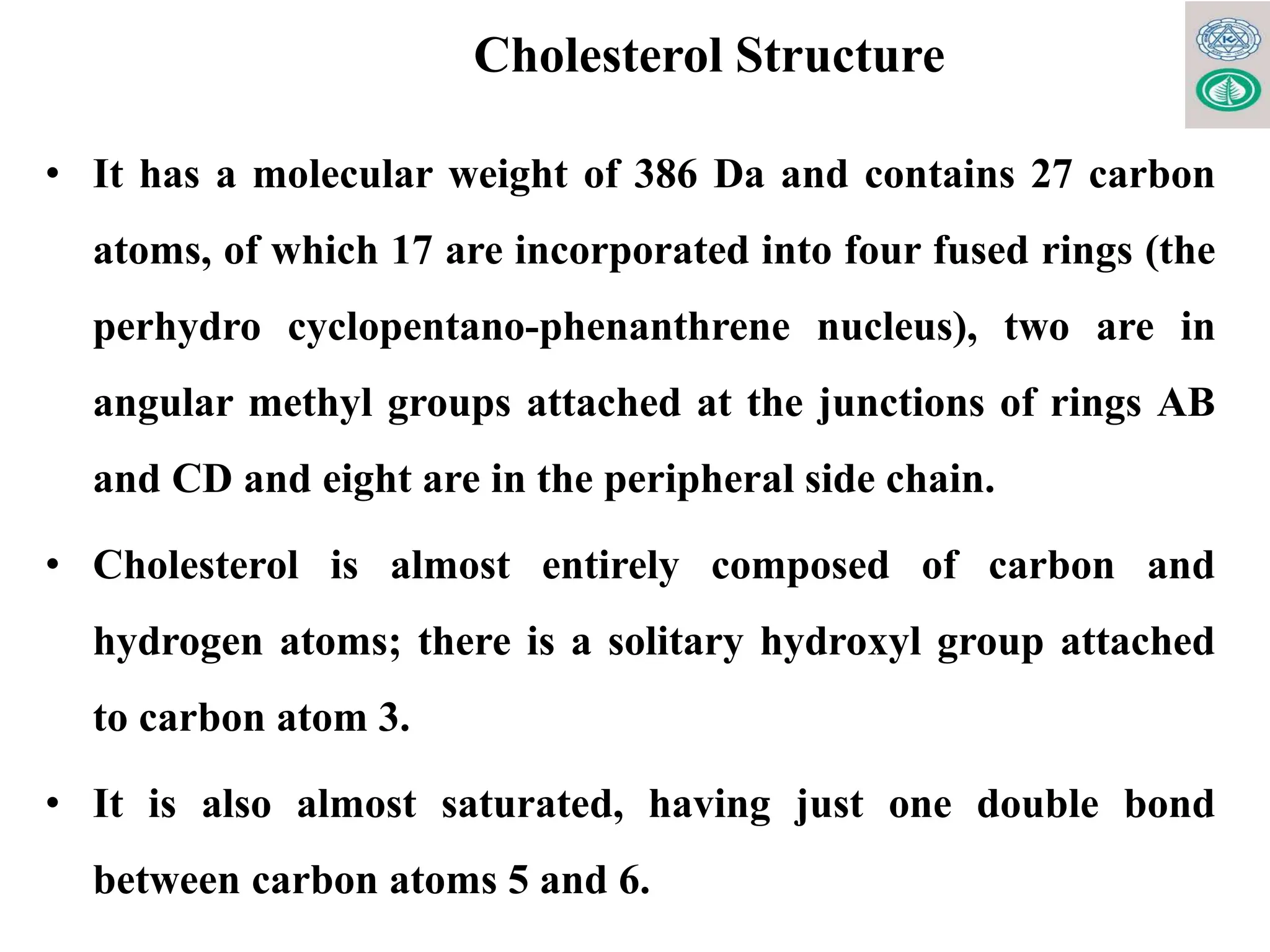Cholesterol Biosynthesis and catabolism for MBBS, Lab. MEd. BDS.pptx