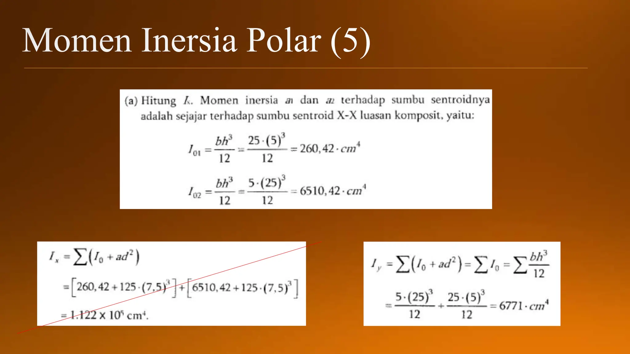 5. Mekanika Bahan - Momen Inersia.pptx teknik sipil | PPTX