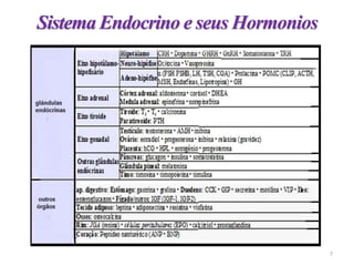 Sistema Endocrino e seus Hormonios
7
 