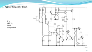 79
Typical Comparator Circuit
E.g.
LM119
Dual
comparator
 
