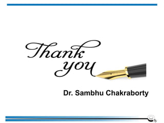 Dr. Sambhu Chakraborty
 