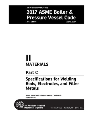 ASME Sec II-C-2017.pdf. american society | PDF