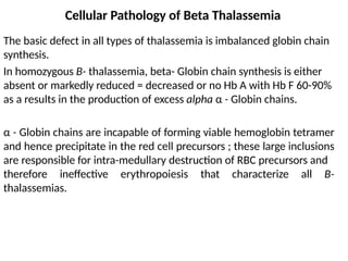 Hemoglobinopathies (thalassemia and SCA) | PPTX