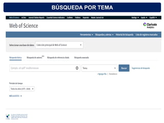 BÚSQUEDA POR TEMA
 