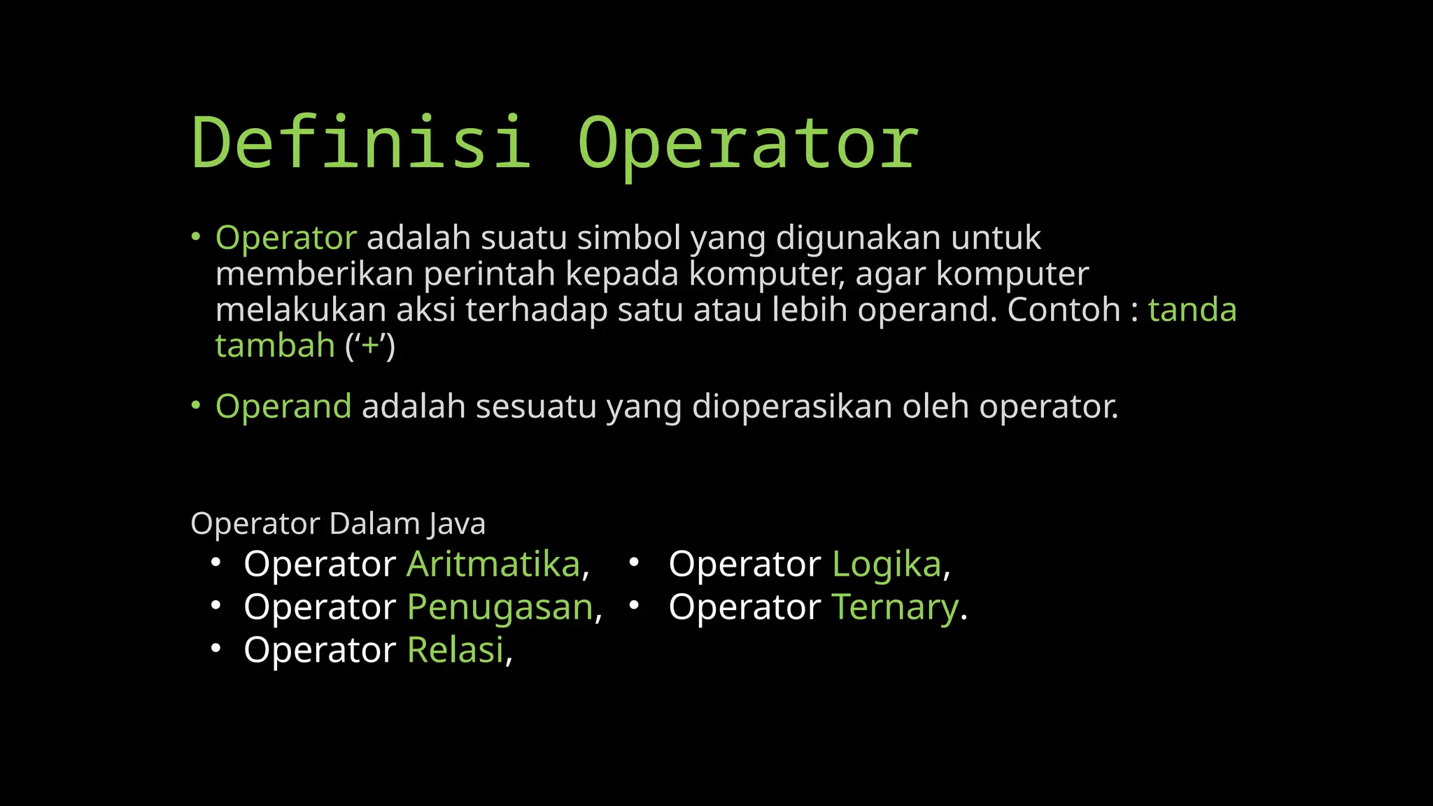 Materi Pemrograman_Operator Dasar Java.pptx