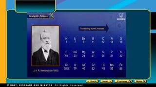 5 Lesson 1 History Of The Periodic Table Pptx