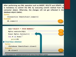 SQL-Connectivity python for beginners easy explanation with concepts ...
