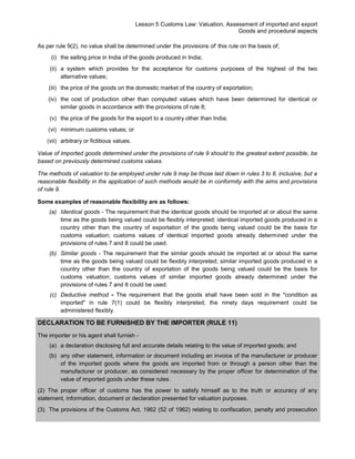 customs act 1961.pdf- it covers the detailed information | PDF