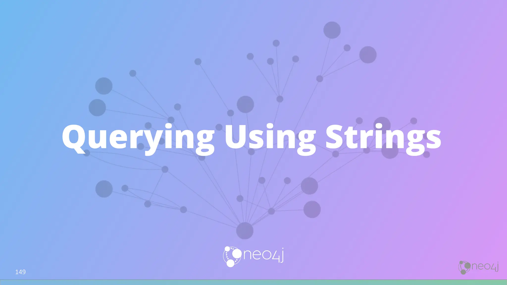Querying Using Strings
149
 
