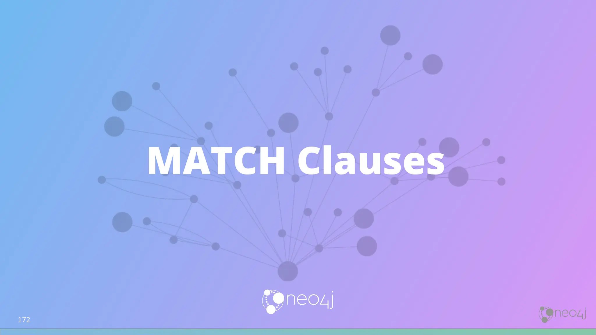MATCH Clauses
172
 