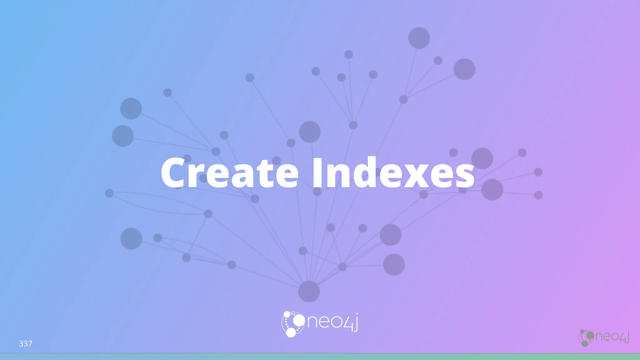 Create Indexes
337
 