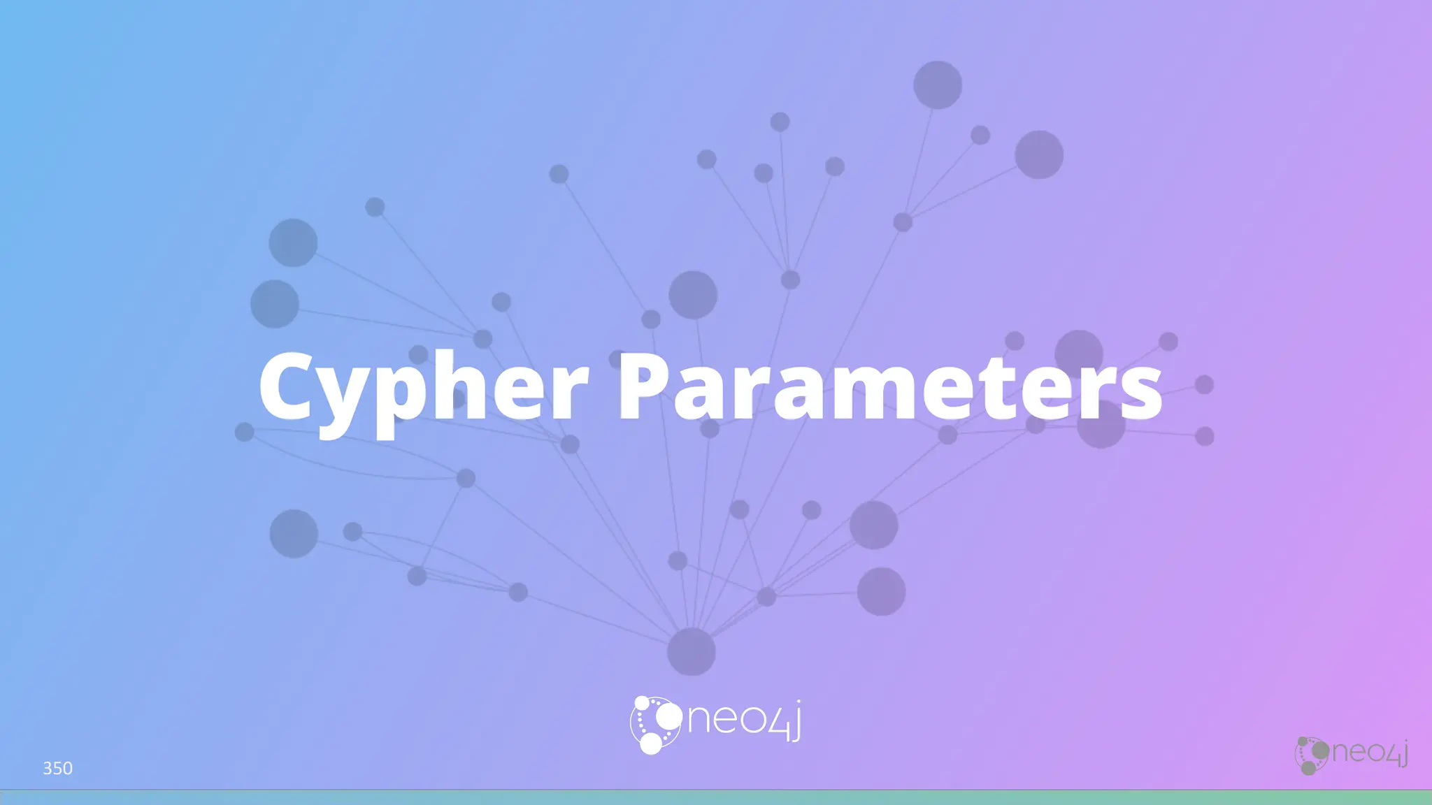 Cypher Parameters
350
 